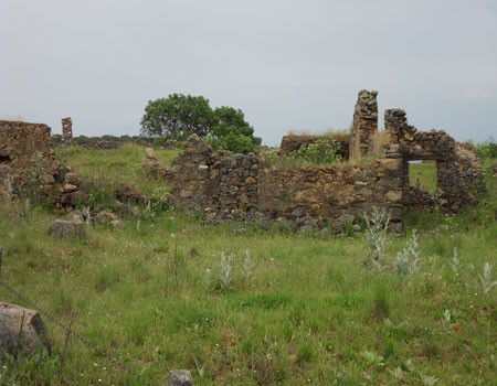 Las ruinas en primavera